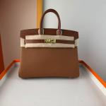 Hermes Birkin Bag togo Leather Nile Crocodile Warm Caramel Brown