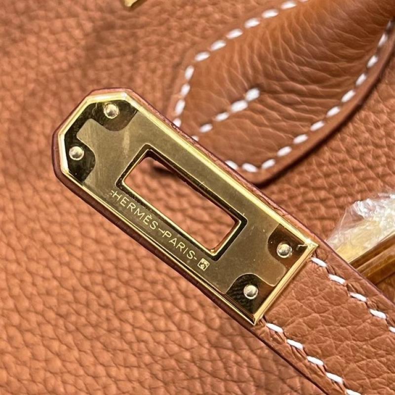 Hermes Birkin Bag togo Leather Gold Brown