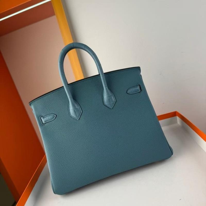Hermes Birkin Bag togo Leather Nile Crocodile Emerald Green