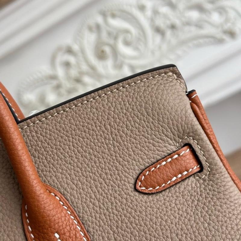 Hermes Birkin Bag Togo Leather Dark Chocolate Brown